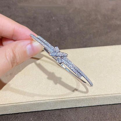 ¡®Veyra Jewelry¡¯JEUX DE BRACELET DIAMONDS SILVER