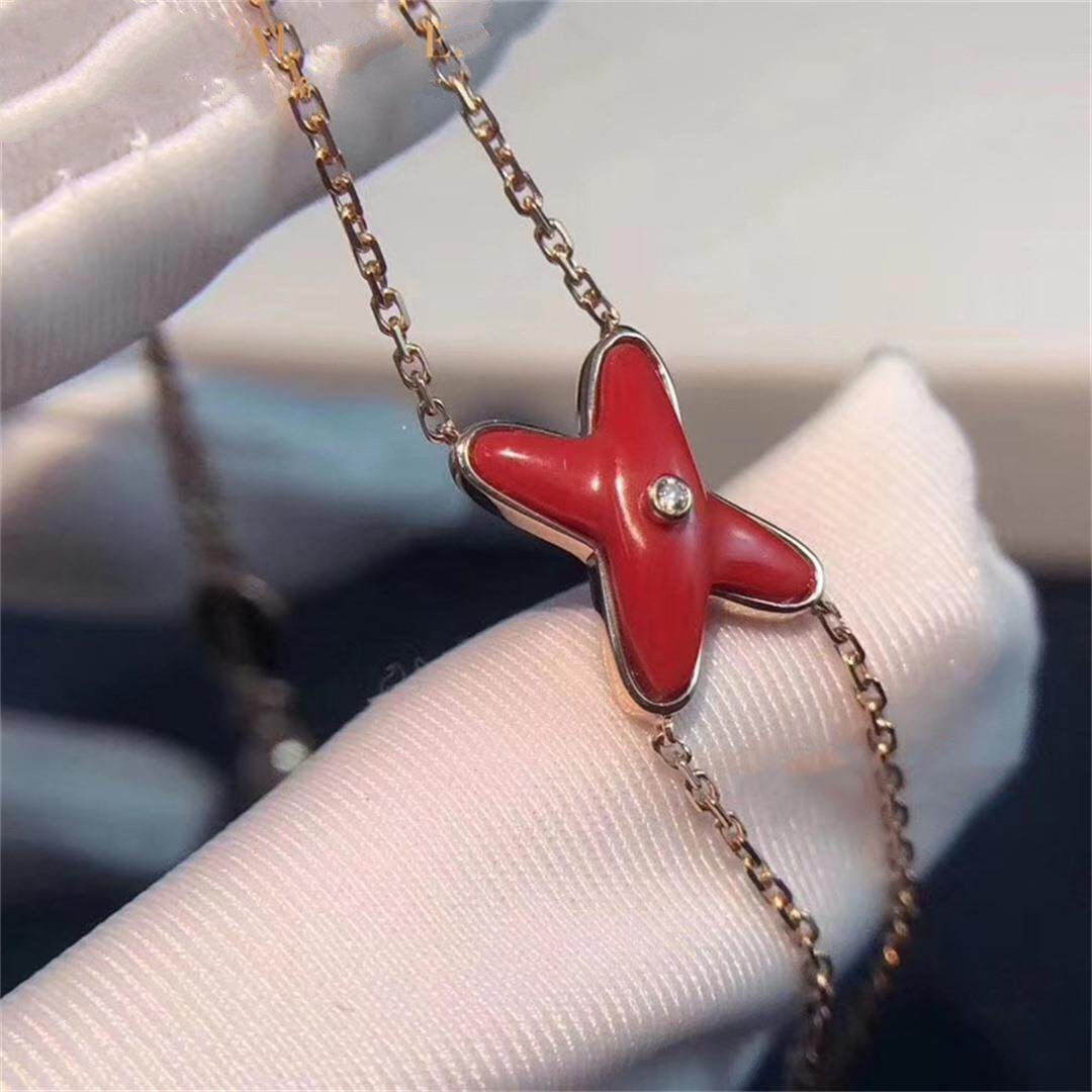 ¡®Veyra Jewelry¡¯JEUX BRACELET CARNELIAN PINK GOLD 1 DIAMOND