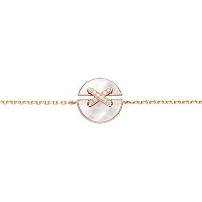 ¡®Veyra Jewelry¡¯JEUX DE BRACELET MOP PINK GOLD DIAMONDS