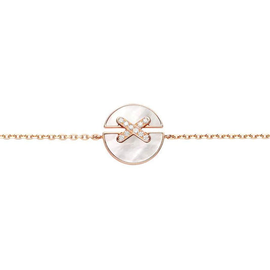 ¡®Veyra Jewelry¡¯JEUX DE BRACELET MOP PINK GOLD DIAMONDS