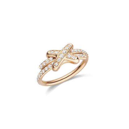 ¡®Veyra Jewelry¡¯JEUX DE RING PINK GOLD DIAMOND