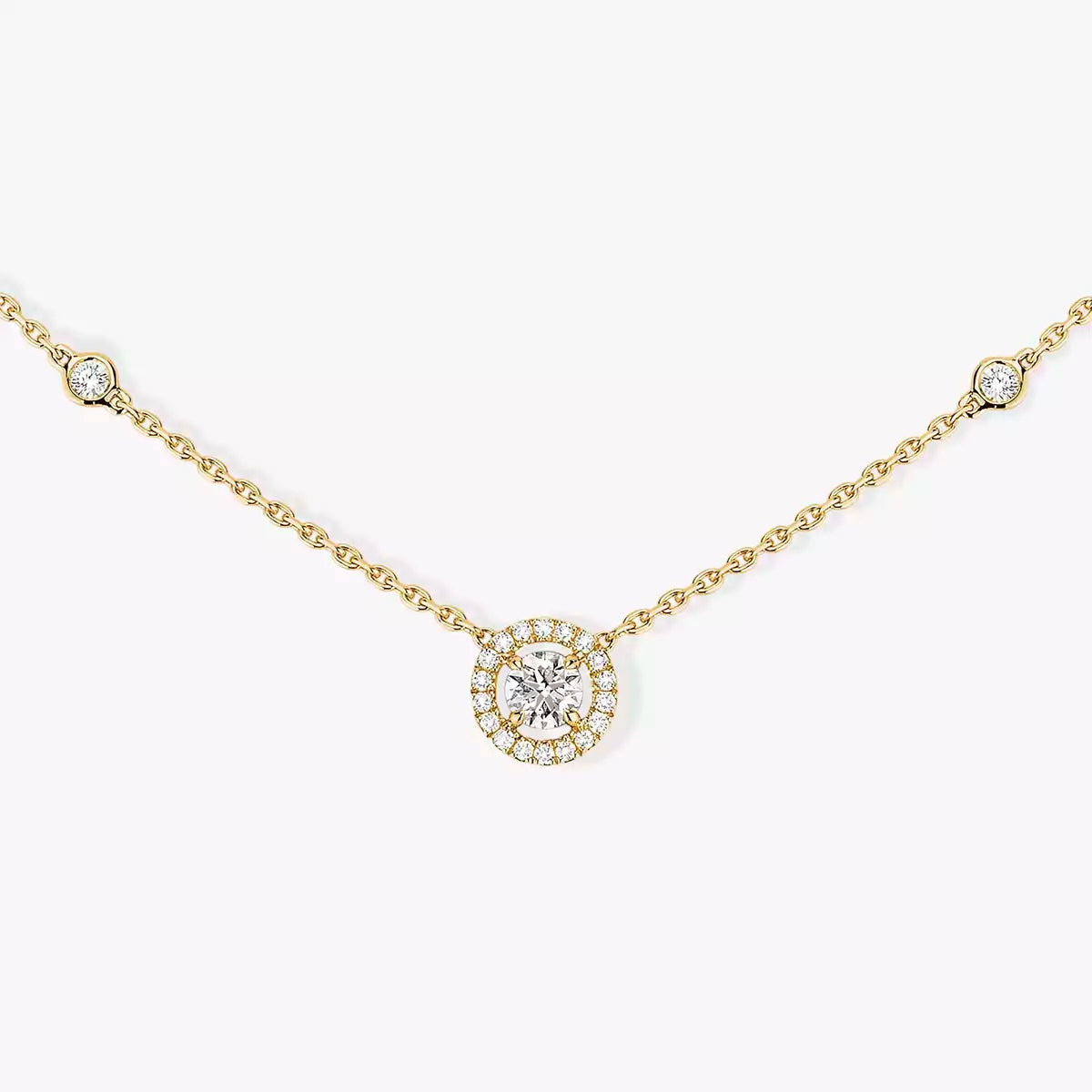 [Veyra Jewelry]Diamond Necklace 0,20ct Brilliant Shape Joy