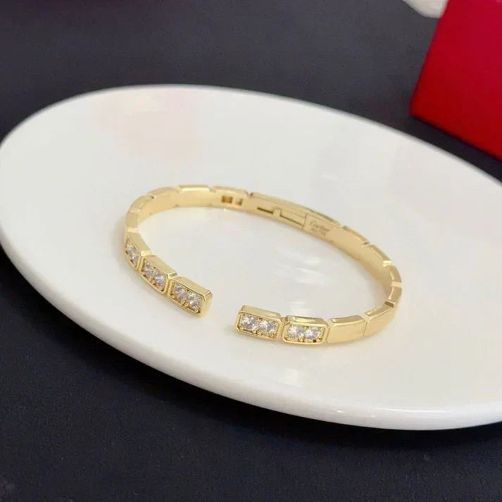 [Veyra Jewelry]LOVE DIAMOND OPEN BRACELET