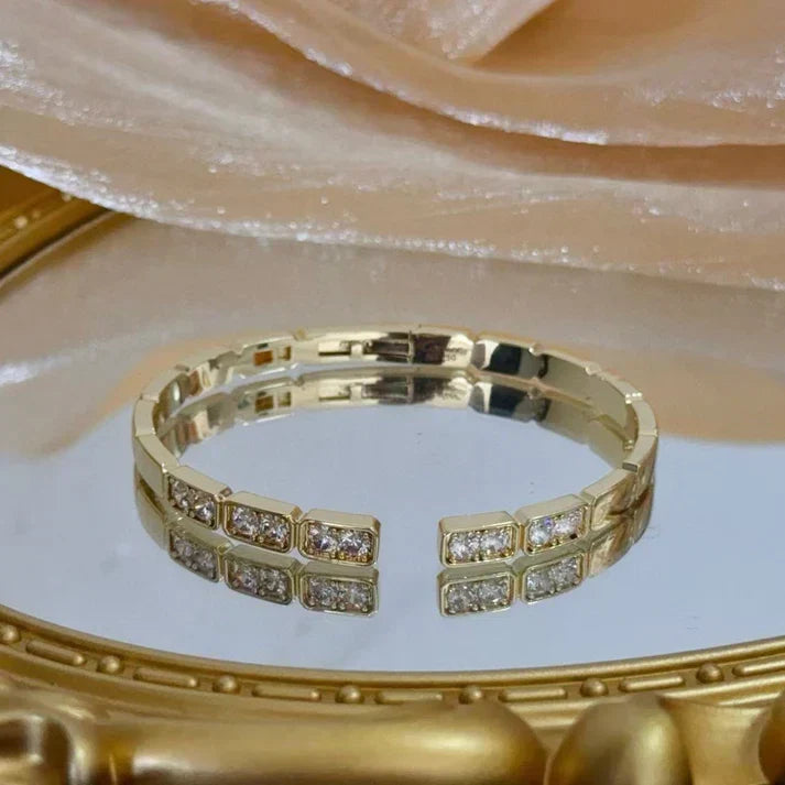 [Veyra Jewelry]LOVE DIAMOND OPEN BRACELET