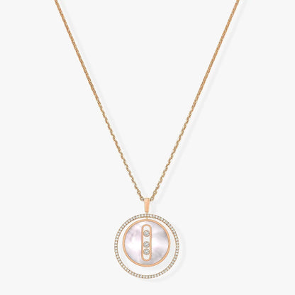[Veyra Jewelry]LUCKY MOVE MM NACRE BLANCHE DIAMOND NECKLACE