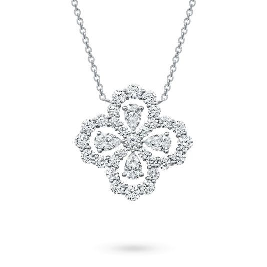 ¡®Veyra Jewelry¡¯LOOP NECKLACE FULL MOTIF DIAMOND 16MM MULTIPLE COLORS