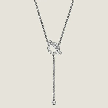 ¡®Veyra Jewelry¡¯FINESSE SILVER DIAMOND NECKLACE