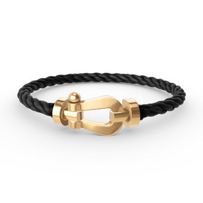 ¡®Veyra Jewelry¡¯FORCE LARGE HORSESHOE NO DIAMOND BRACELET GOLD