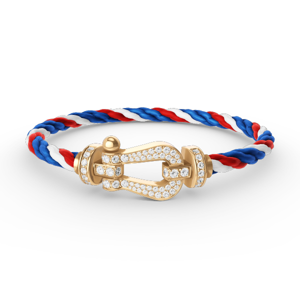 ¡®Veyra Jewelry¡¯FORCE LARGE HORSESHOE FULL DIAMOND BRACELET GOLD