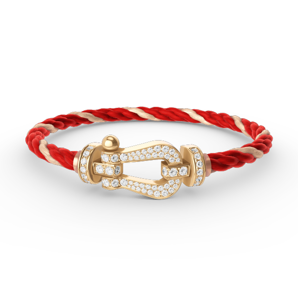 ¡®Veyra Jewelry¡¯FORCE LARGE HORSESHOE FULL DIAMOND BRACELET GOLD