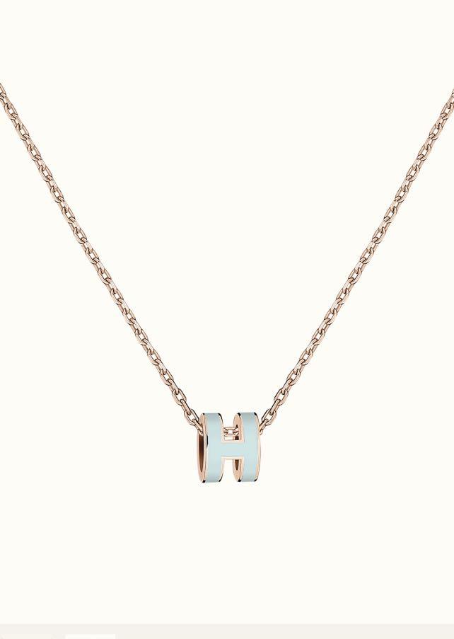 ¡®Veyra Jewelry¡¯POP H LIGHT BLUE NECKLACE