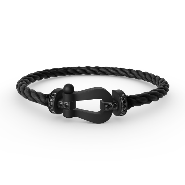 ¡®Veyra Jewelry¡¯FORCE LARGE SERIES HORSESHOE BLACK SAMURAI BRACELET