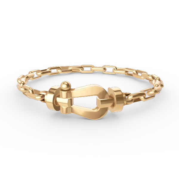 ¡®Veyra Jewelry¡¯FORCE LARGE HORSESHOE CLASP  METAL BRACELET