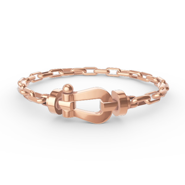 ¡®Veyra Jewelry¡¯FORCE LARGE HORSESHOE CLASP  METAL BRACELET