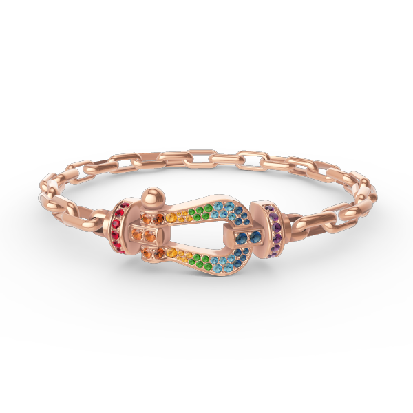 ¡®Veyra Jewelry¡¯FORCE LARGE HORSESHOE CLASP  METAL BRACELET