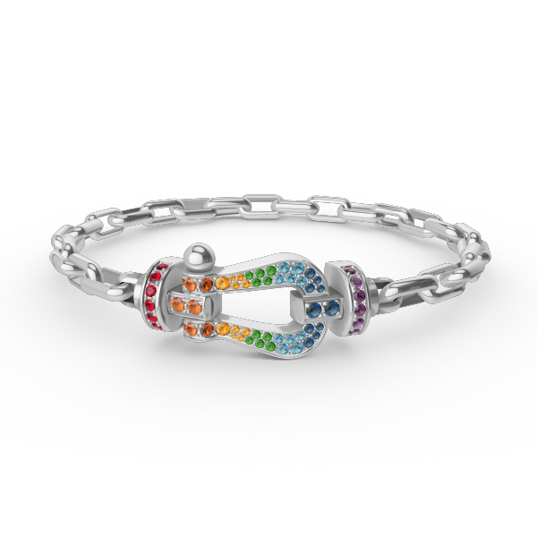 ¡®Veyra Jewelry¡¯FORCE LARGE HORSESHOE CLASP  METAL BRACELET