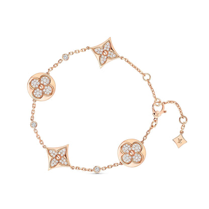 ¡®Veyra Jewelry¡¯STAR AND SUN 4 MOTIFS GOLD DIAMONDS BRACELET