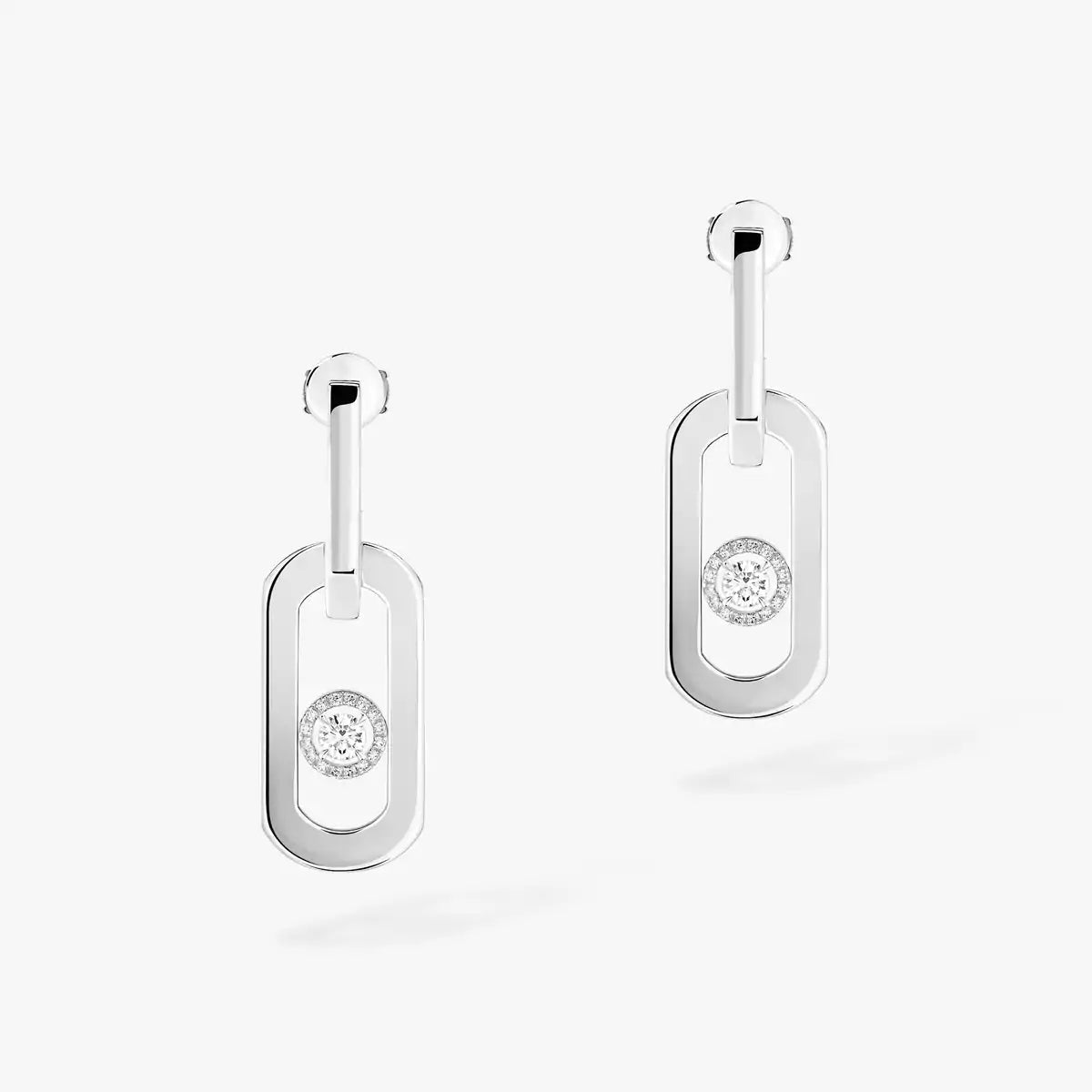 [Veyra Jewelry]So Move XL Diamond Pendant Earrings