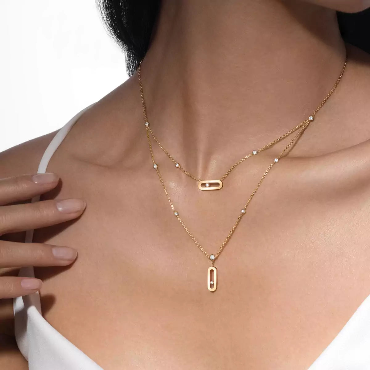 [Veyra Jewelry] Move Uno Diamond Necklace