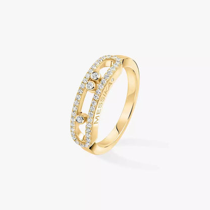 [Veyra Jewelry] Baby Move Gold Diamond Pave_ Ring