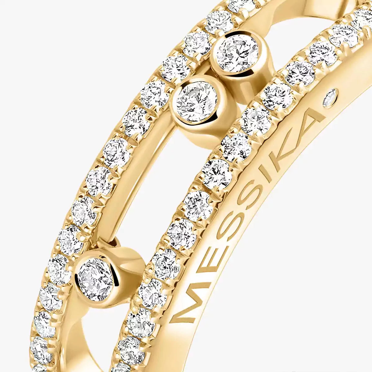 [Veyra Jewelry] Baby Move Gold Diamond Pave_ Ring
