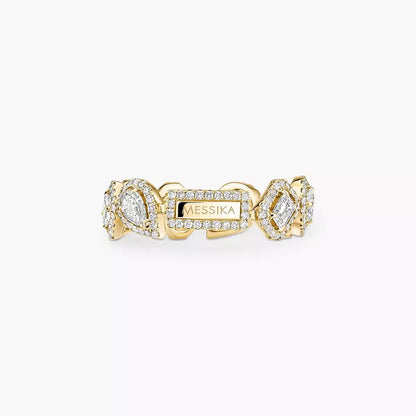 [Veyra Jewelry]Diamond Wedding Ring My Twin