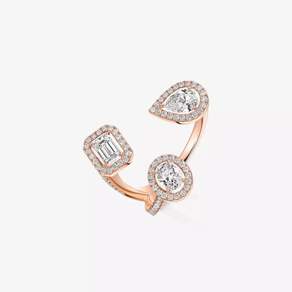 [Veyra Jewelry] Diamond Ring 0,25ct My Twin Trilogy
