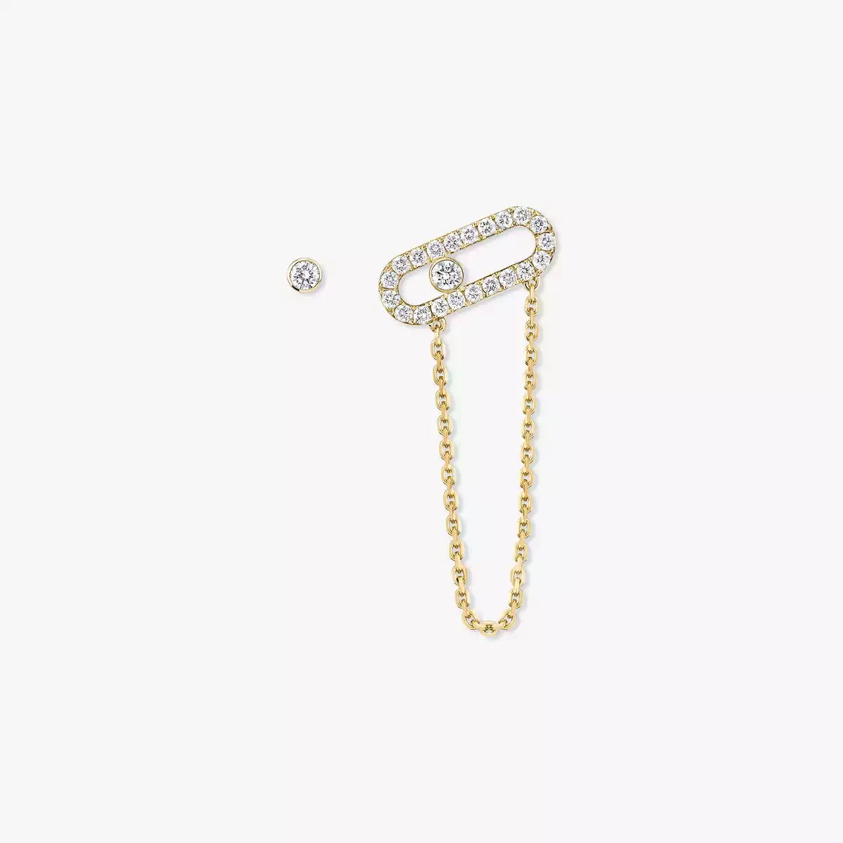 [Veyra jewelry]Move Uno Diamond Earrings