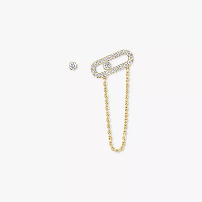[Veyra jewelry]Move Uno Diamond Earrings