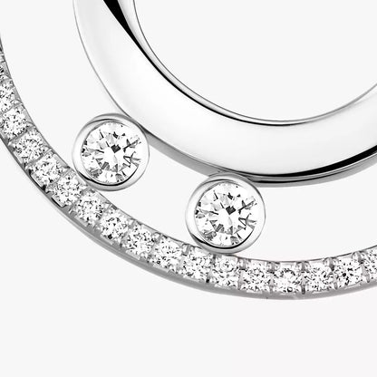 [Veyra Jewelry]Move Romane Small Diamond Hoop Earrings