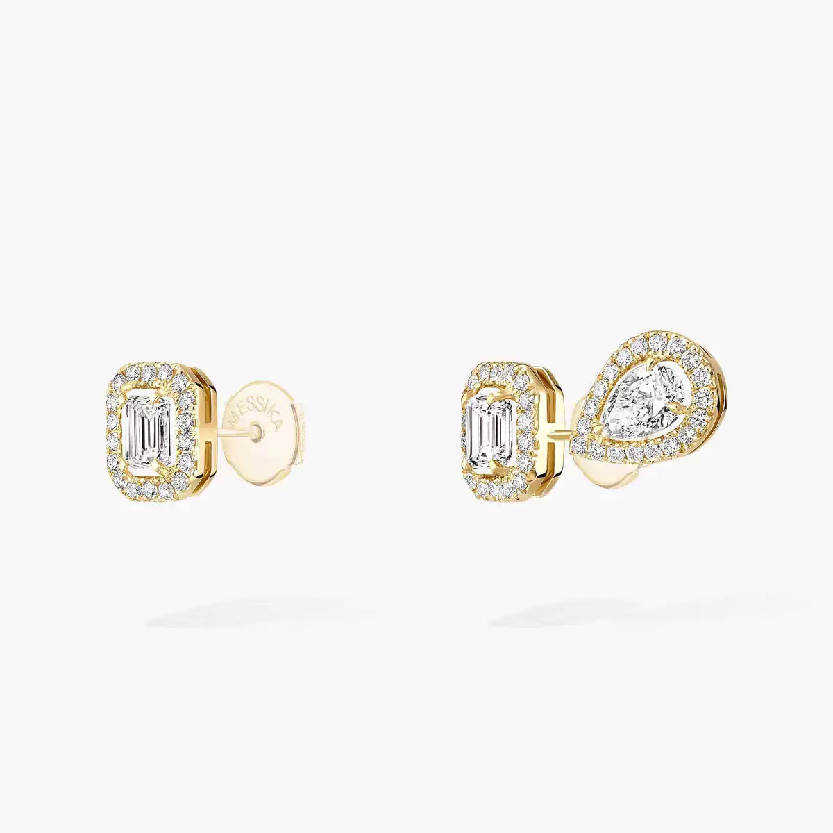 [Veyra Jewelry]Diamond Earrings 0,10ct My Twin 1+2