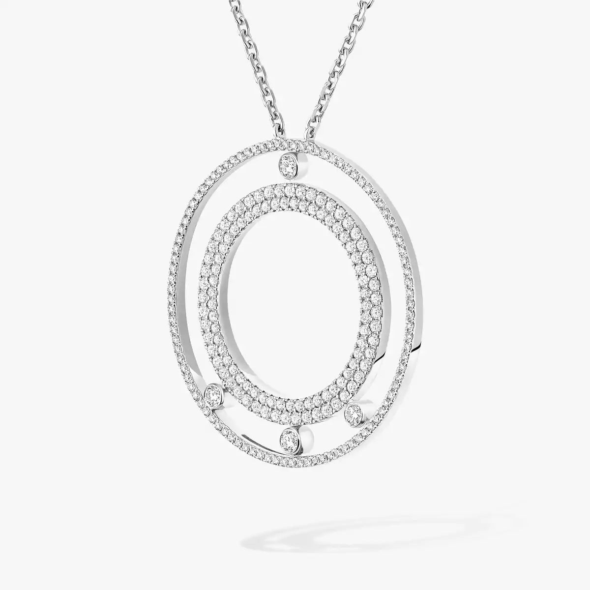 [Veyra Jewelry]Move Romane Long Pave_-Set Diamond Necklace