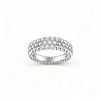 [Veyra Jewelry] THREE-ROW DIAMOND RING