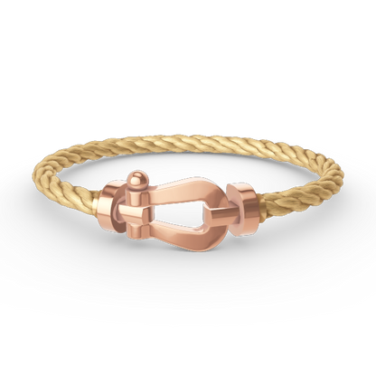 ¡®Veyra Jewelry¡¯FORCE LARGE HORSESHOE NO DIAMOND BRACELET ROSE GOLD
