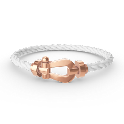 ¡®Veyra Jewelry¡¯FORCE LARGE HORSESHOE NO DIAMOND BRACELET ROSE GOLD
