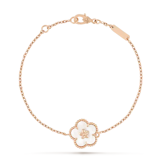 ¡®Veyra Jewelry¡¯LUCKY WHITE MOP PLUM BLOSSOM  BRACELET