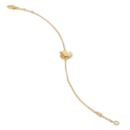 ¡®Veyra Jewelry¡¯FRIVOLE GOLD FLOWER PINK MALACHITE BRACELET