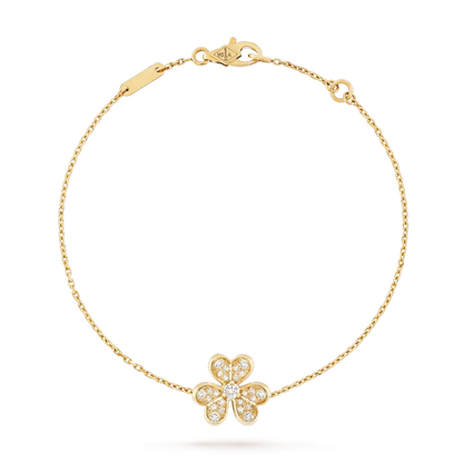 ¡®Veyra Jewelry¡¯FRIVOLE GOLD FLOWER DIAMOND BRACELET