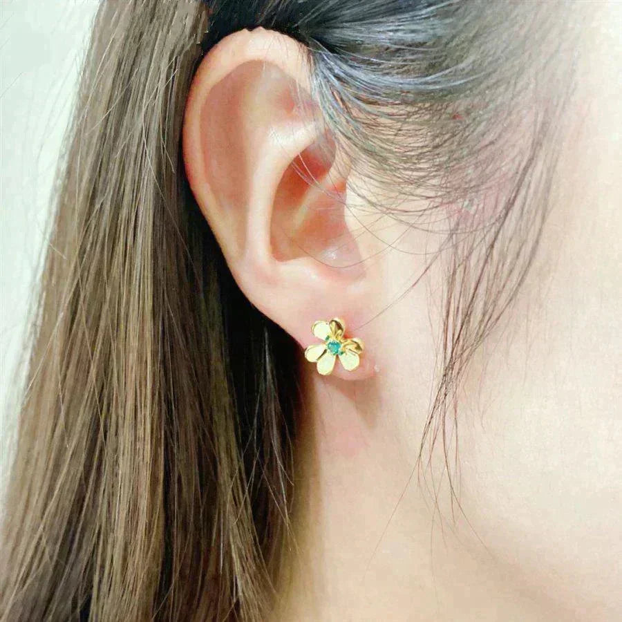 ¡®Veyra Jewelry¡¯FRIVOLE  FLOWER MALACHITE EARRINGS