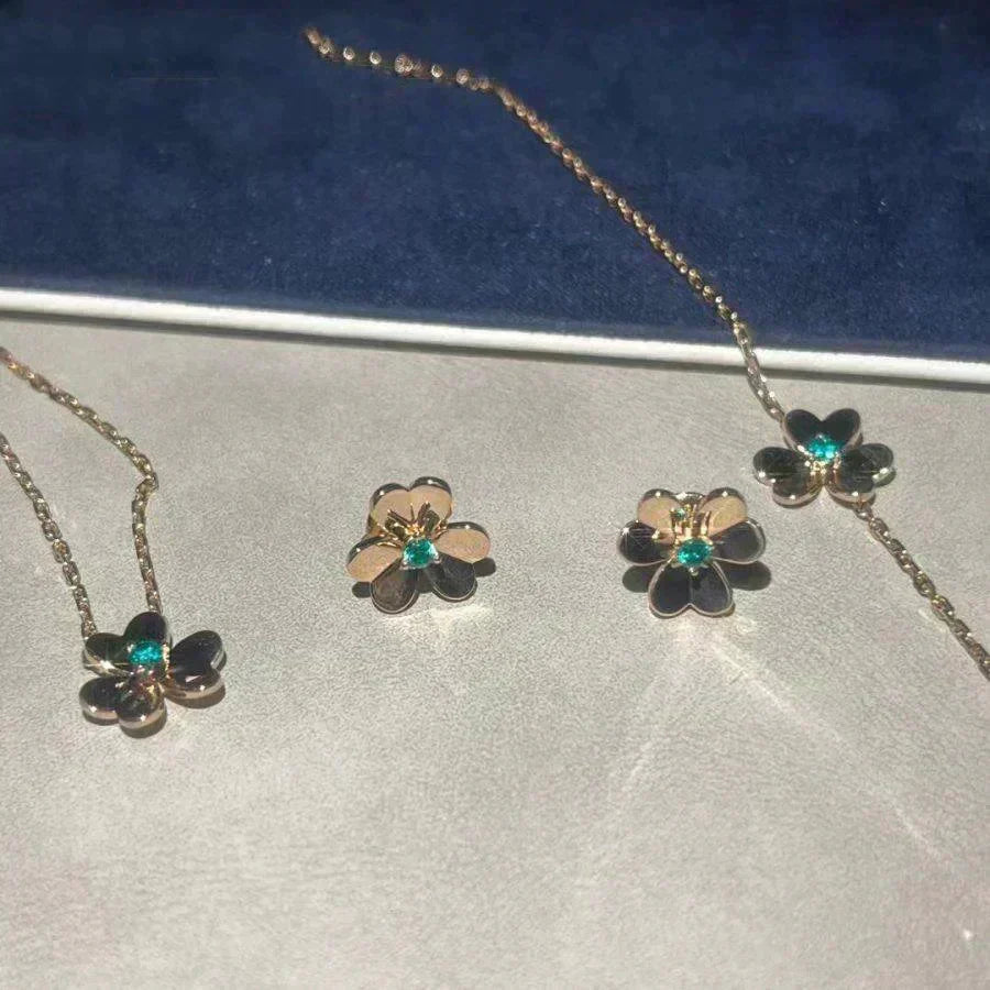 ¡®Veyra Jewelry¡¯FRIVOLE  FLOWER MALACHITE EARRINGS