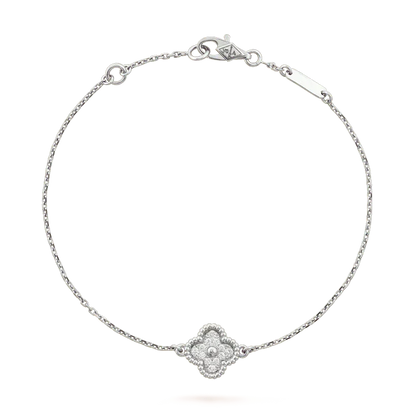 ¡®Veyra Jewelry¡¯CLOVER  SINGLE FLOWER BRACELET SILVER