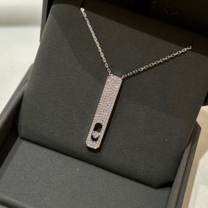 [Veyra Jewelry]MY FIRST DIAMOND PAVED NECKLACE