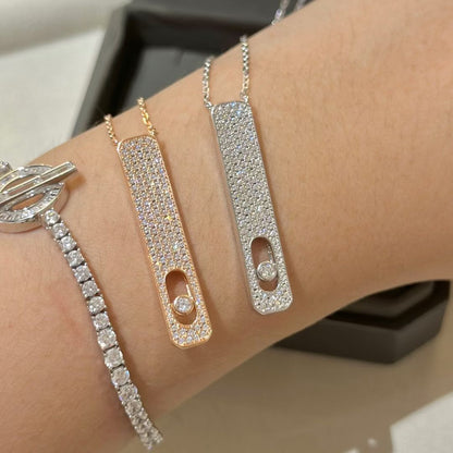 [Veyra Jewelry]MY FIRST DIAMOND PAVED NECKLACE