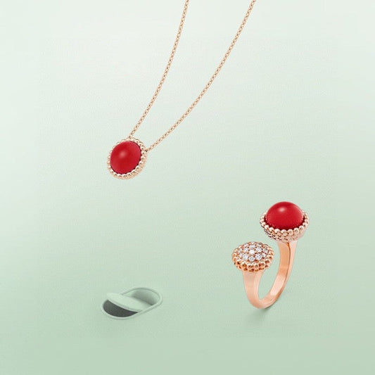 ¡®Veyra Jewelry¡¯PERLEE COULEURS DIAMOND ROSE GOLD BETWEEN THE FINGER RING