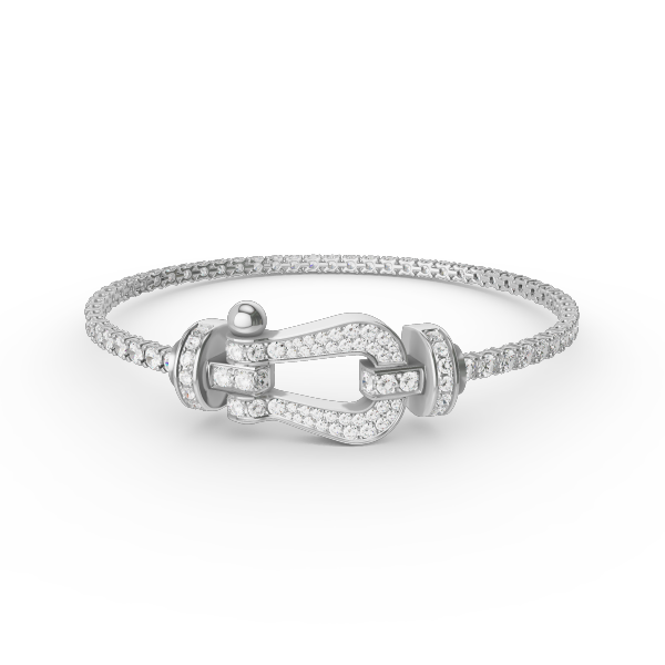 ¡®Veyra Jewelry¡¯FORCE  LARGE HORSESHOE FULL DIAMOND TENNIS BRACELET